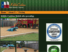 Tablet Screenshot of kiddiecushionmulch.com